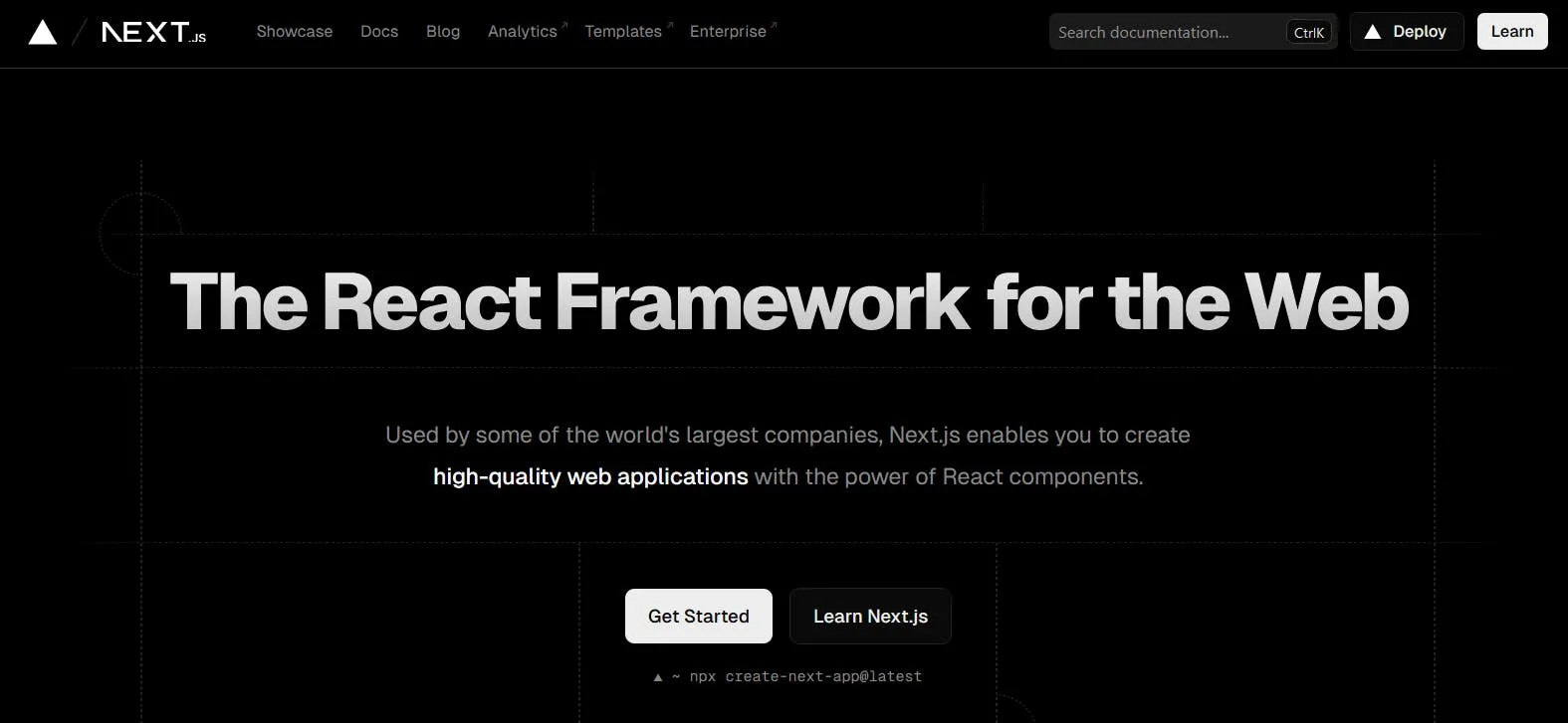 An image of Next.js site.