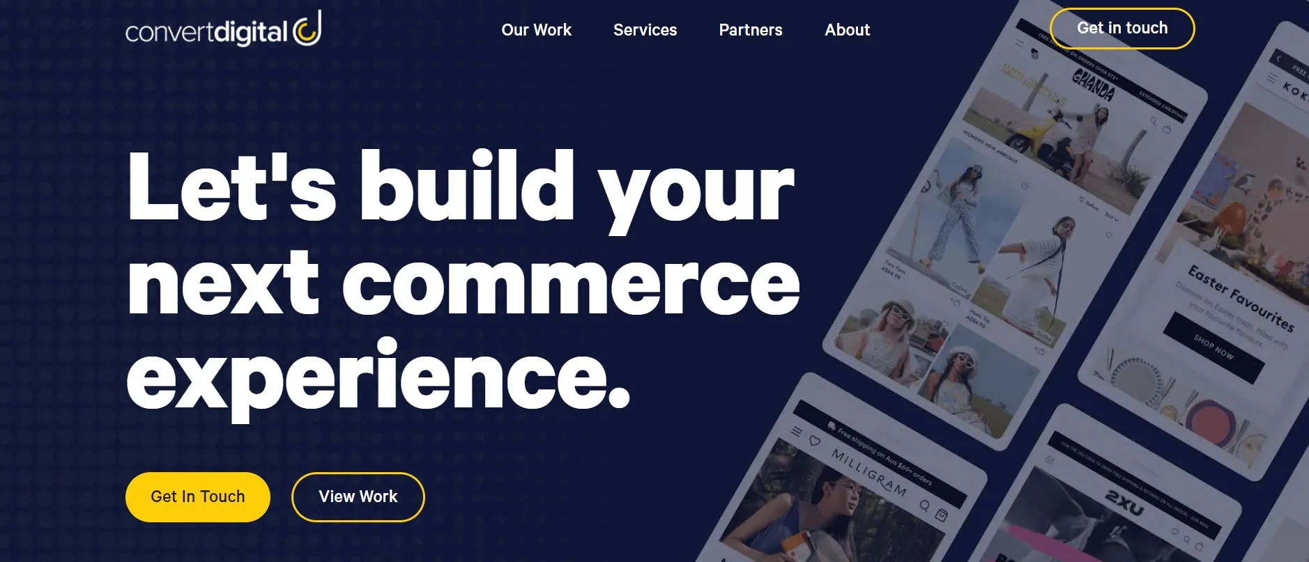 Image of Convert Digital website.