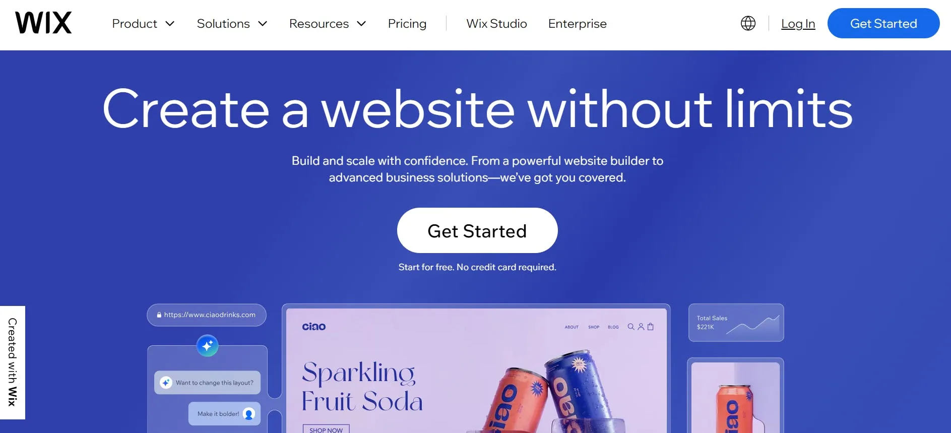 Wix site image