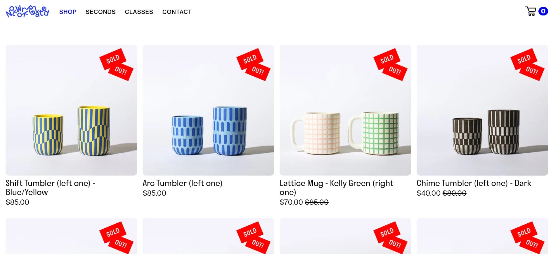 Squarespace example site image