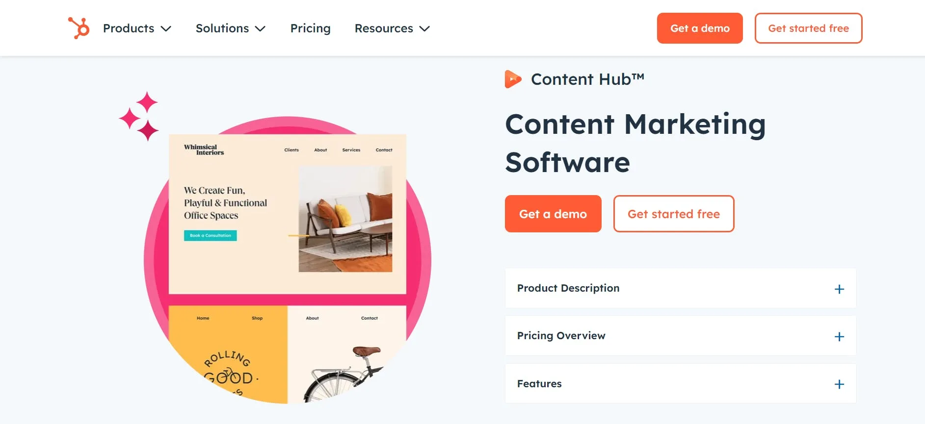 Hubspot site image.